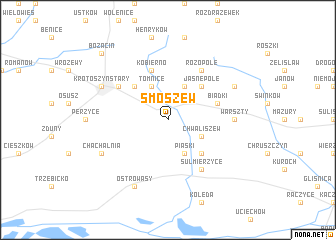 map of Smoszew