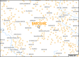 map of Smrčevac