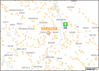 map of Smrduša