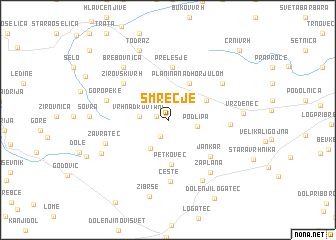 map of Smrečje