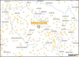 map of Smrekovac