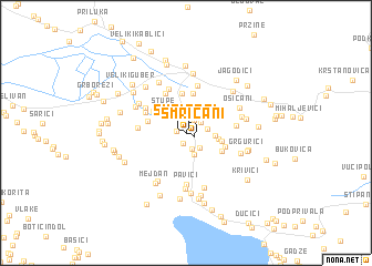 map of Smričani