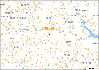 map of Smršanj