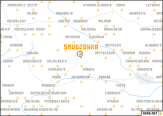 map of Smudzówka