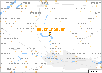 map of Smukała Dolna