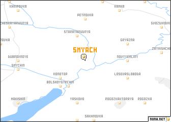 map of Smyach