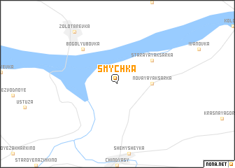 map of Smychka