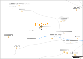map of Smychka