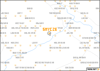 map of Smycze