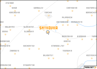map of Smykovka