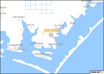 map of Smyrna