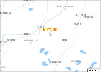 map of Smyrna