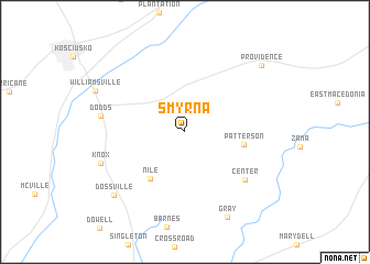 map of Smyrna