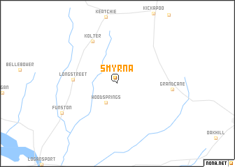 map of Smyrna