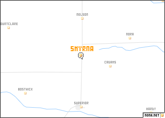 map of Smyrna