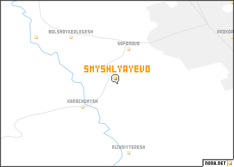 map of Smyshlyayevo