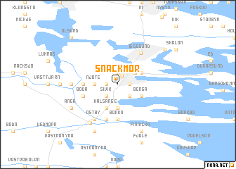 map of Snäckmor