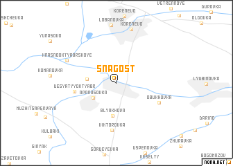 map of Snagost\