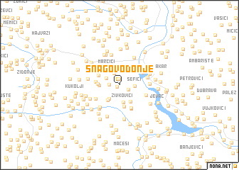 map of Snagovo Donje