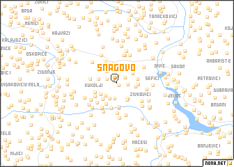 map of (( Snagovo ))