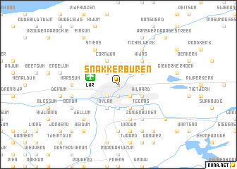 map of Snakkerburen