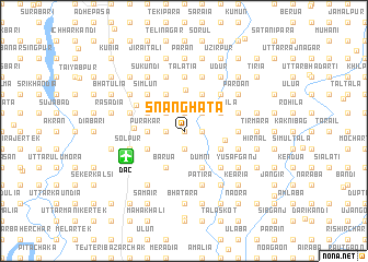 map of Snanghāta