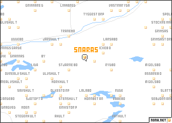 map of Snarås