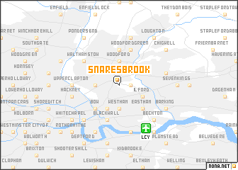 map of Snaresbrook