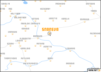 map of Snarëva