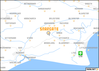 map of Snargate