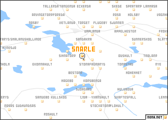 map of Snärle