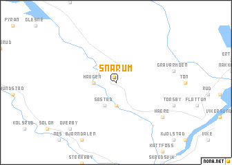 map of Snarum