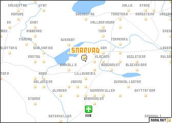 map of Snarvad
