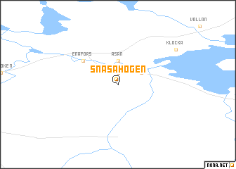 map of Snasahögen