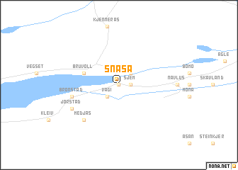 map of Snåsa
