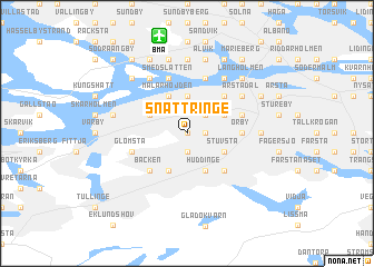 map of Snättringe