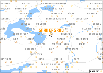 map of Snaversrud