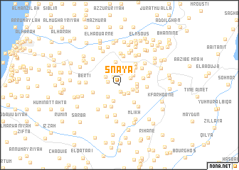 map of Snâya