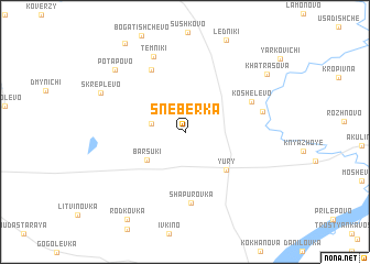 map of Sneberka