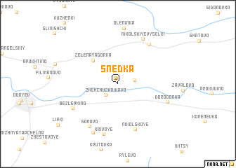 map of Snedka