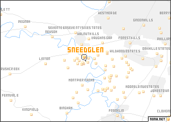 map of Sneed Glen