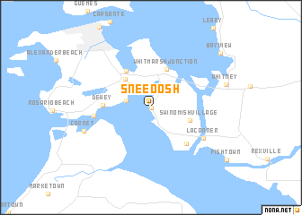 map of Snee Oosh