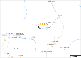 map of Sneffels