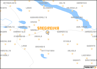 map of Snegirëvka