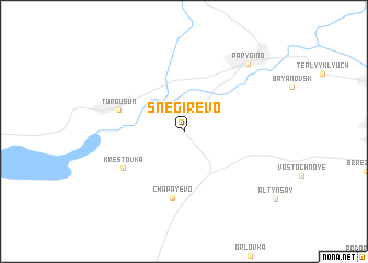 map of Snegirevo