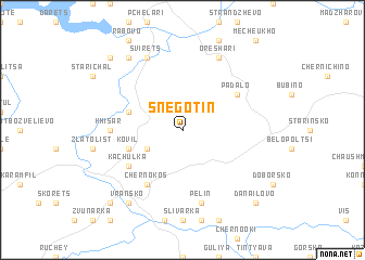 map of Snegotin