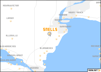 map of Snells