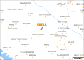 map of Snell