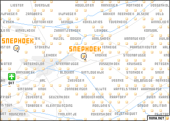 map of Snephoek
