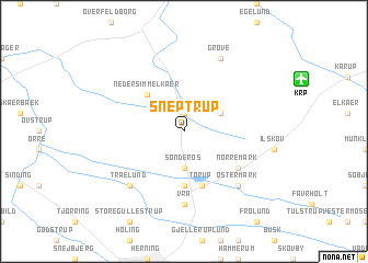 map of Sneptrup